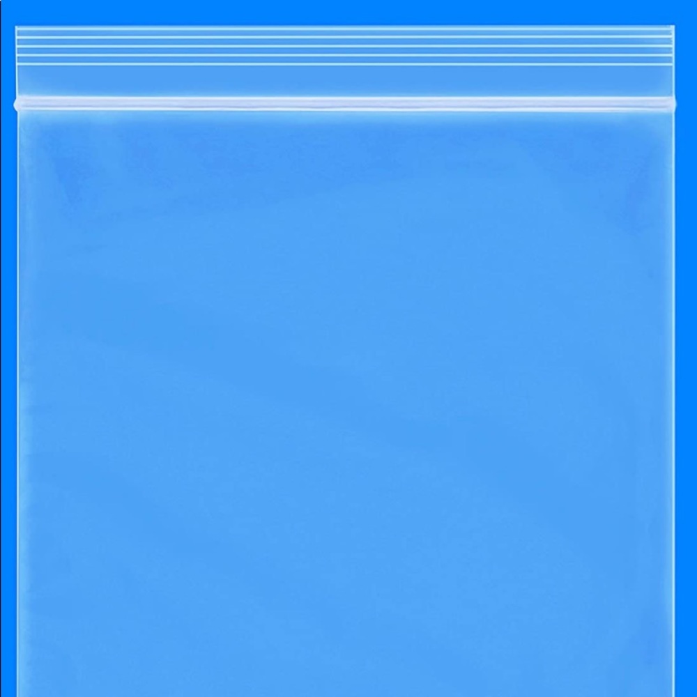 50 pk 10x13 Zip Poly Bags Zipper Seal Resealable Clear shipping Supplies Crafts - Picture 4 of 10